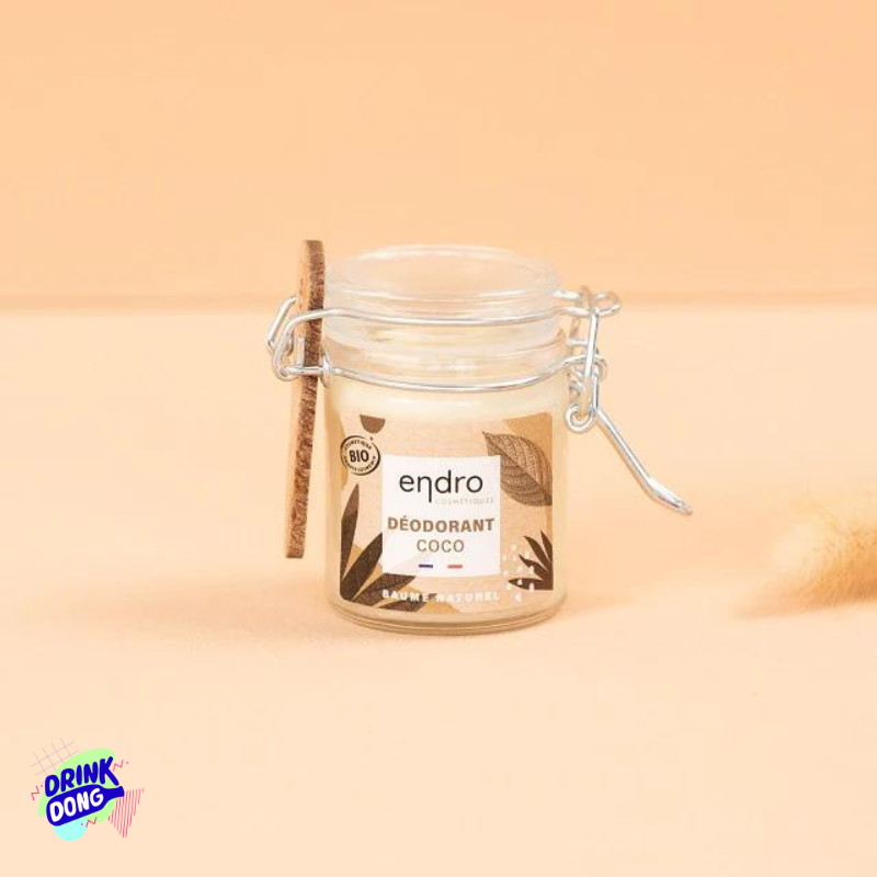 Déodorants naturels Endro Cosmétiques en bocaux de verre consignés