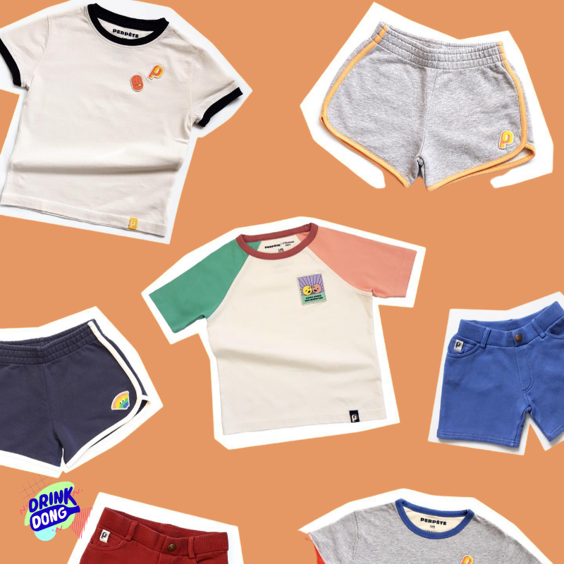 Vêtements pour enfants consignés de la marque bretonne Perpète