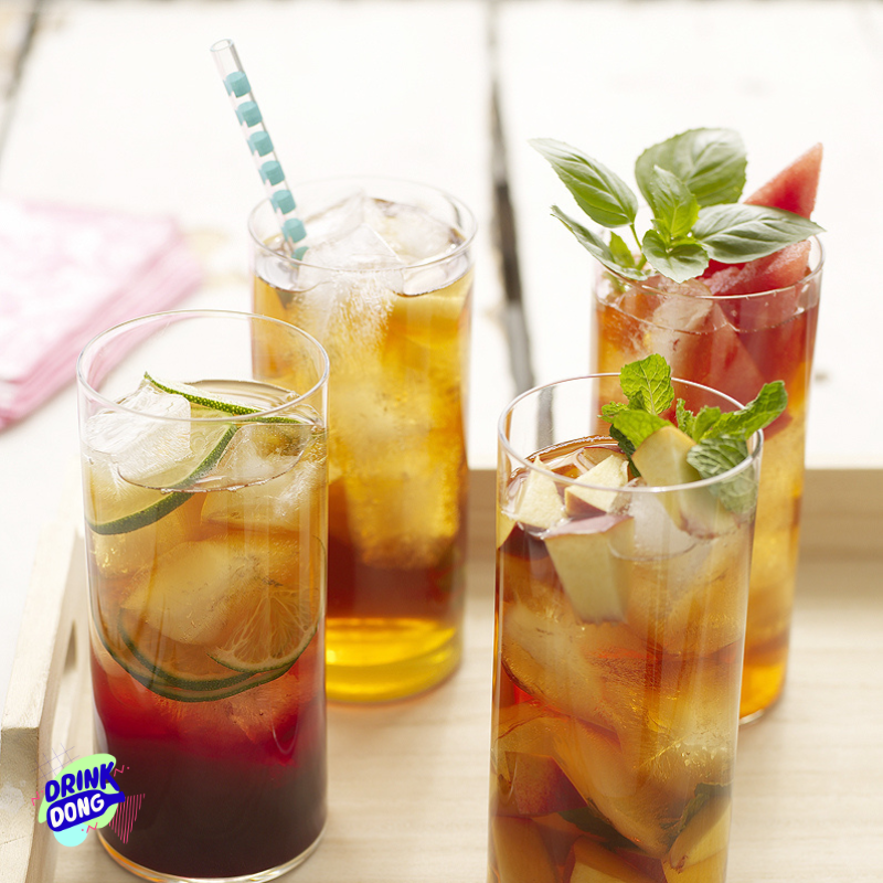 Cocktail Titi Parisien au cidre, à la pêche et au miel