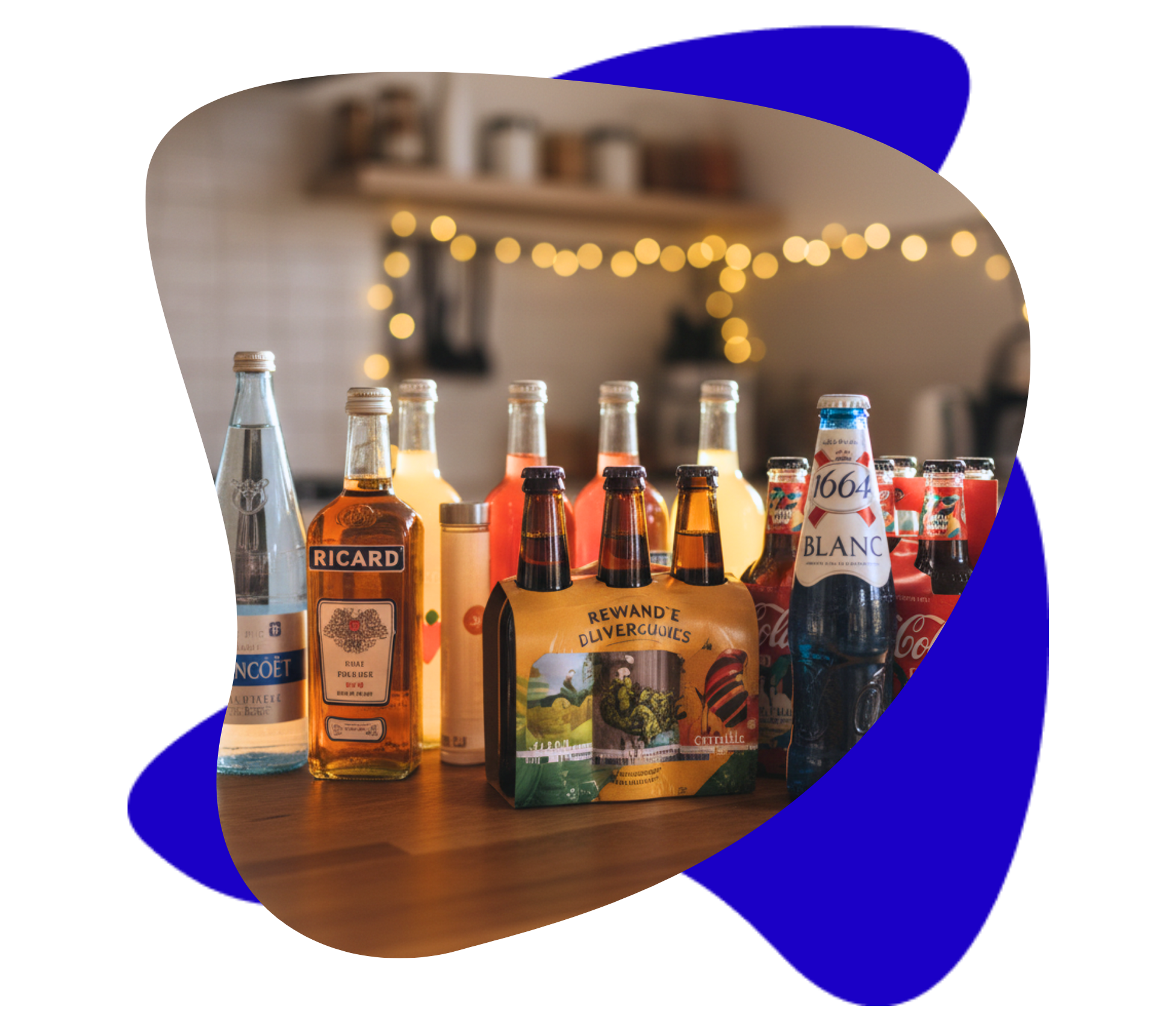 Sélection de boissons Drink Dong livrées avec la tireuse pour un événement
