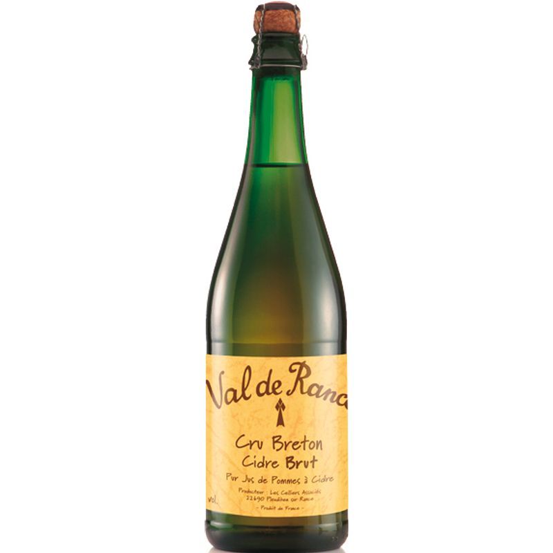 Bouteille de cidre brut Val de Rance Cru Breton 4,5°