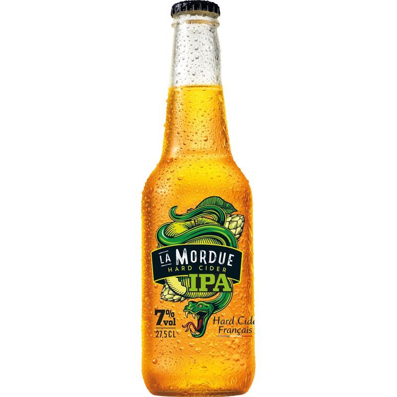 Bouteille de cidre La Mordue IPA 7°